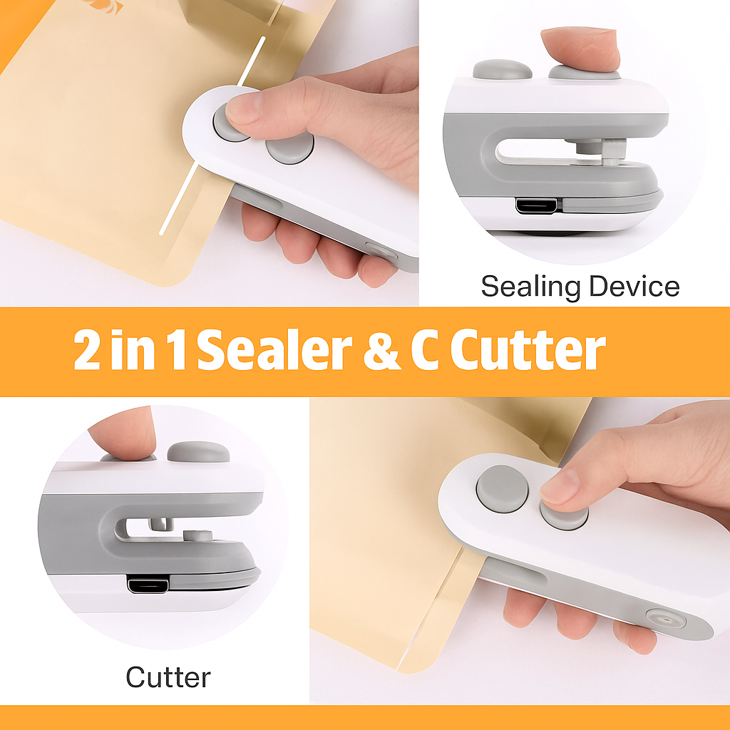 2 in 1 Usb Sealer Machine